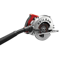 Skilsaw - 15 Amps, 7-1/4" Blade Diam, 5,300 RPM, Electric Circular Saw - 120 Volts, 10' Cord Length, 5/8" Arbor Hole, Left Blade - Benchmark Tooling