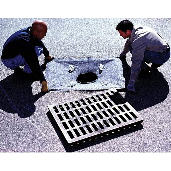 UltraTech - 4' Long x 3' Wide, Ultra X-TEX Drain Guard - Black, Use for Stormwater/Construction Compliance - Benchmark Tooling