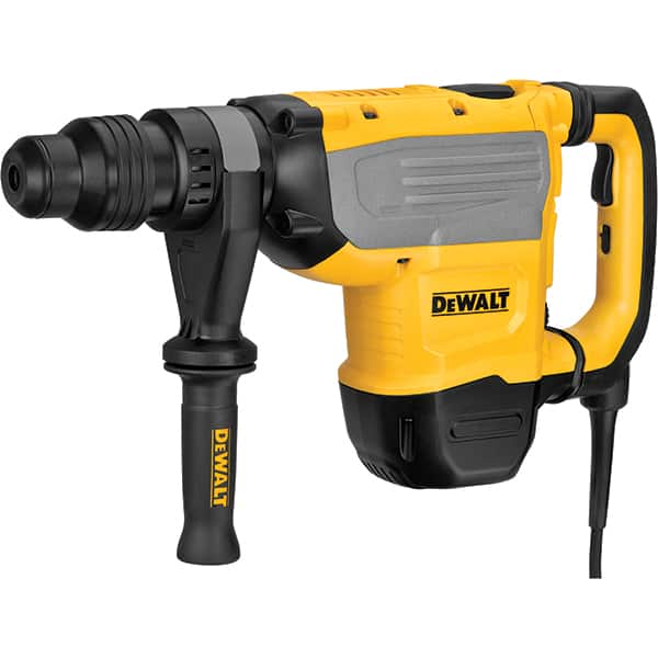 DeWALT - 120 Volt 1-7/8" SDS Max Chuck Electric Rotary Hammer - 1,370 to 2,740 BPM, 177 to 355 RPM - Benchmark Tooling