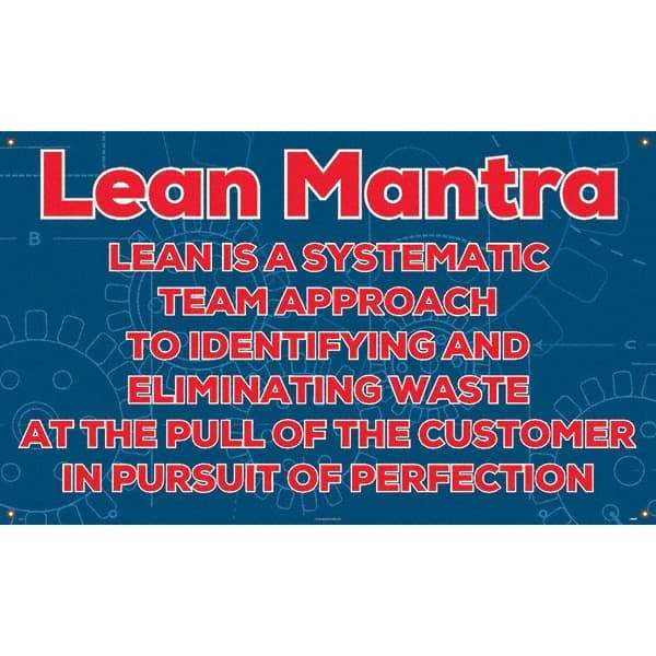 NMC - Banners Message Type: Safety Reinforcement & Motivational Legend: Lean Mantra - Benchmark Tooling