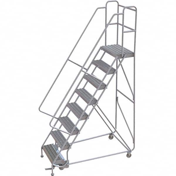 TRI-ARC - Rolling & Wall Mounted Ladders & Platforms Type: Rolling Warehouse Ladder Style: Rolling Safety Ladder - Benchmark Tooling