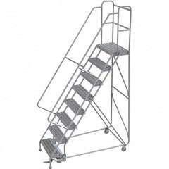 TRI-ARC - Rolling & Wall Mounted Ladders & Platforms Type: Rolling Warehouse Ladder Style: Rolling Safety Ladder - Benchmark Tooling