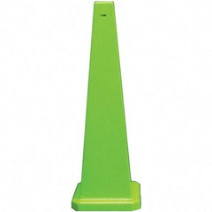 PRO-SAFE - Cone & A Frame Floor Signs Shape: Cone Type: Restroom, Janitorial & Housekeeping - Benchmark Tooling