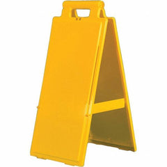 PRO-SAFE - Cone & A Frame Floor Signs Shape: A-Frame Type: Restroom, Janitorial & Housekeeping - Benchmark Tooling