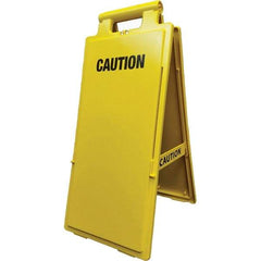 PRO-SAFE - Cone & A Frame Floor Signs Shape: A-Frame Type: Restroom, Janitorial & Housekeeping - Benchmark Tooling