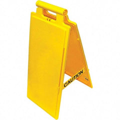 PRO-SAFE - Cone & A Frame Floor Signs Shape: A-Frame Type: Restroom, Janitorial & Housekeeping - Benchmark Tooling