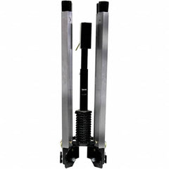 PRO-SAFE - 1-3/4' High, Traffic Sign Mounting Hardware - Aluminum, Compatible with 69" High x 48" Wide Signs, Silver - Benchmark Tooling