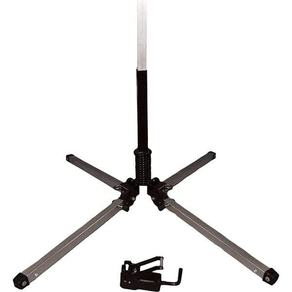 PRO-SAFE - 1-1/2' High, Traffic Sign Mounting Hardware - Aluminum, Compatible with 54" High x 36" Wide Signs, Silver - Benchmark Tooling