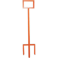 PRO-SAFE - 4-5/8' High, Traffic Sign Mounting Hardware - Aluminum, Compatible with 79-1/2" High x 48" Wide Signs, Silver - Benchmark Tooling