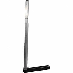 PRO-SAFE - 3.291' High, Traffic Sign Mounting Hardware - Aluminum, Compatible with 55" High x 48" Wide Signs, Silver - Benchmark Tooling
