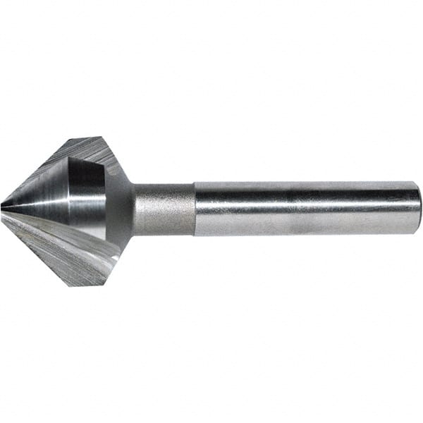 Keo - 1-1/4" Head Diam, 1/2" Shank Diam, 3 Flute 60° Cobalt Countersink - Benchmark Tooling