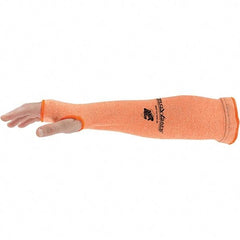 PRO-SAFE - Size Universal, Hi-Viz Orange ATA Cut Resistant Sleeve - 24" Long Sleeve, Cut Resistance Level A4, Elastic Opening at Both Ends, Made with Thumb Hole - Benchmark Tooling