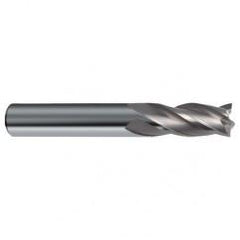 1 Dia. x 4 Overall Length 6-Flute Square End Solid Carbide SE End Mill-Round Shank-Center Cut-Uncoated - Benchmark Tooling