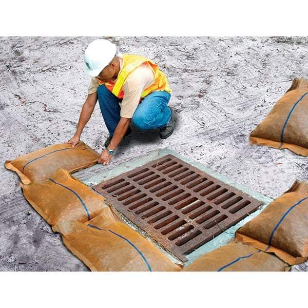 UltraTech - 750' Long" x 19" Wide Gravel Bag - Orange Geotextile, For Stormwater - Benchmark Tooling