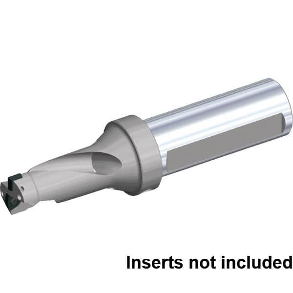 Kennametal - 1-1/2" Max Drill Depth, 2xD, 3/4" Diam, Indexable Insert Drill - 2 Inserts, 1" Shank Diam, Flange Shank - Benchmark Tooling