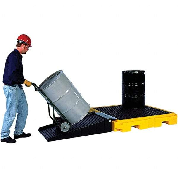 UltraTech - Ramps for Spill Containment Height (Inch): 8-51/64 Length (Inch): 55-1/2 - Benchmark Tooling