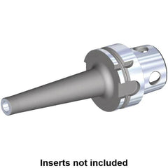 Kennametal - KM4X63 2-1/2" Shank Diam Taper Shank 9.8mm Hole End Mill Holder/Adapter - 9.8mm Nose Diam, 59mm Projection, Through Coolant - Exact Industrial Supply