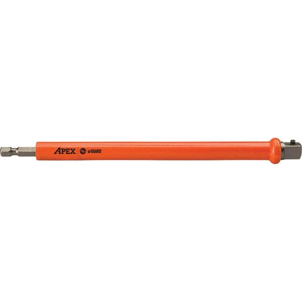 Apex - 1/4" Shank Bit Holder - 1/4" Hex Shank, 3/8" Sockets Drive, 10" OAL - Benchmark Tooling