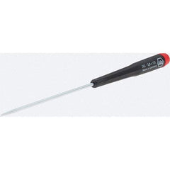 Wiha - 3mm Blade Width, Precision & Slotted Screwdriver Set - 100mm Blade Length, Straight Shank, Impact & Chemical Resistant Handle - Benchmark Tooling