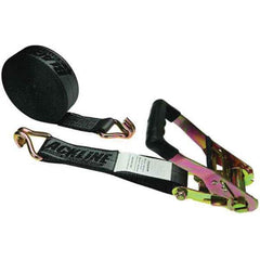 US Cargo Control - Slings & Tiedowns (Load-Rated) Type: Ratchet Tie Down Width (Inch): 2 - Benchmark Tooling
