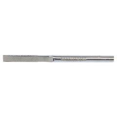 0.030″ × 1/8″ Electroplated Diamond File Flat 100 Grit 5/8″ Diamond - Benchmark Tooling