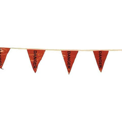 PRO-SAFE - Pennants Color: Red Overall Length (Feet): 60.00 - Benchmark Tooling