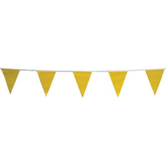 PRO-SAFE - Pennants Color: Yellow Overall Length (Feet): 60.00 - Benchmark Tooling