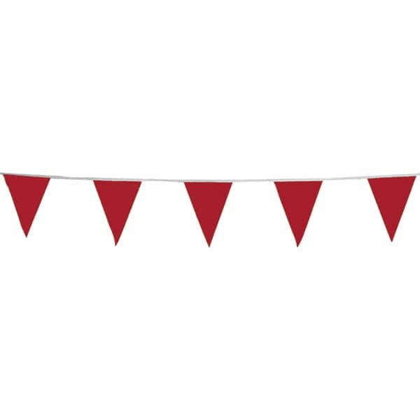 PRO-SAFE - Pennants Color: Red Overall Length (Feet): 100.00 - Benchmark Tooling