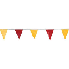 PRO-SAFE - Pennants Color: Red/Yellow Overall Length (Feet): 105.00 - Benchmark Tooling