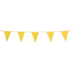 PRO-SAFE - Pennants Color: Yellow Overall Length (Feet): 100.00 - Benchmark Tooling