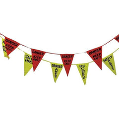 PRO-SAFE - Pennants Color: Red/Yellow Overall Length (Feet): 60.00 - Benchmark Tooling