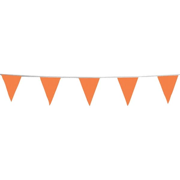 PRO-SAFE - Pennants Color: Orange Overall Length (Feet): 100.00 - Benchmark Tooling