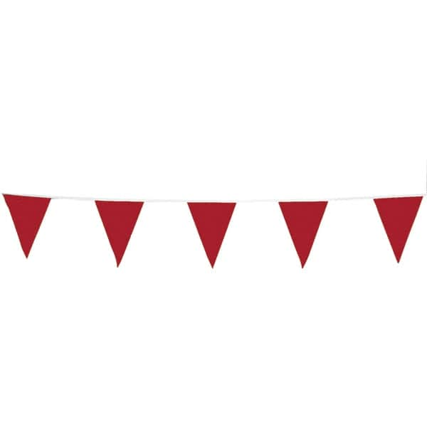 PRO-SAFE - Pennants Color: Red Overall Length (Feet): 105.00 - Benchmark Tooling