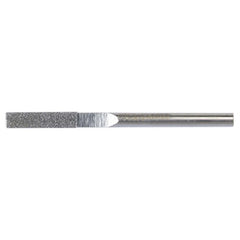 0.079″ × 0.040″ Electroplated Diamond File Round 100 Grit 5/8″ Diamond - Benchmark Tooling