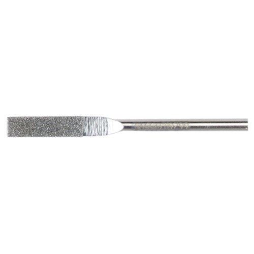 0.157″ × 0.040″ Electroplated Diamond File Flat 100 Grit 5/8″ Diamond - Benchmark Tooling