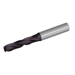 Kennametal - 3.7mm 180° Spiral Flute Solid Carbide Screw Machine Drill Bit - Benchmark Tooling