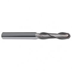 3/16" Dia. - 2-1/2" OAL - 30 Helix Bright CBD Ball Nose EM - 2 FL - Benchmark Tooling