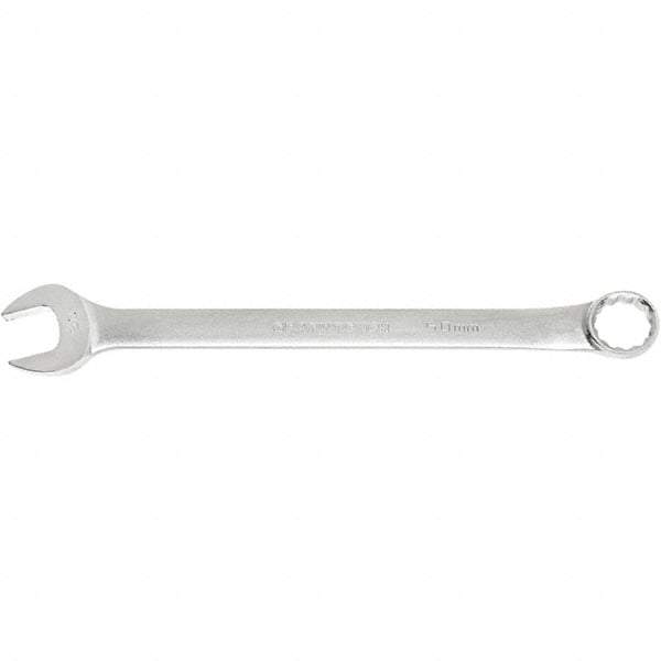 GearWrench - 70mm 12 Point Combination Wrench - 15° Offset Angle, 31.89" OAL, Steel, Satin Finish - Benchmark Tooling