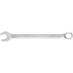 GearWrench - 2-1/4" 12 Point Combination Wrench - 15° Offset Angle, 27.795" OAL, Steel, Satin Finish - Benchmark Tooling