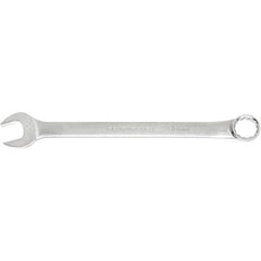 GearWrench - 55mm 12 Point Combination Wrench - 15° Offset Angle, 27.795" OAL, Steel, Satin Finish - Benchmark Tooling