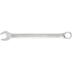 GearWrench - 65mm 12 Point Combination Wrench - 15° Offset Angle, 31.89" OAL, Steel, Satin Finish - Benchmark Tooling