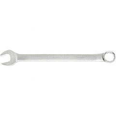 GearWrench - 2-1/8" 12 Point Combination Wrench - 15° Offset Angle, 27.795" OAL, Steel, Satin Finish - Benchmark Tooling