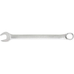 GearWrench - 2-1/16" 12 Point Combination Wrench - 15° Offset Angle, 27.09" OAL, Steel, Satin Finish - Benchmark Tooling