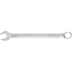 GearWrench - 2-3/16" 12 Point Combination Wrench - 15° Offset Angle, 27.795" OAL, Steel, Satin Finish - Benchmark Tooling