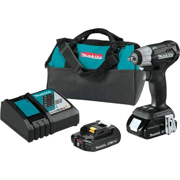 Makita - Cordless Impact Wrenches & Ratchets Voltage: 18.0 Drive Size (Inch): 3/8 - Benchmark Tooling