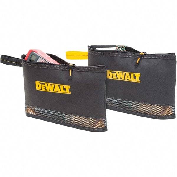 CLC - 6 Pocket Black & Yellow Polyester Tool Bag - 23-3/4" Wide x 9" Deep x 15" High - Benchmark Tooling