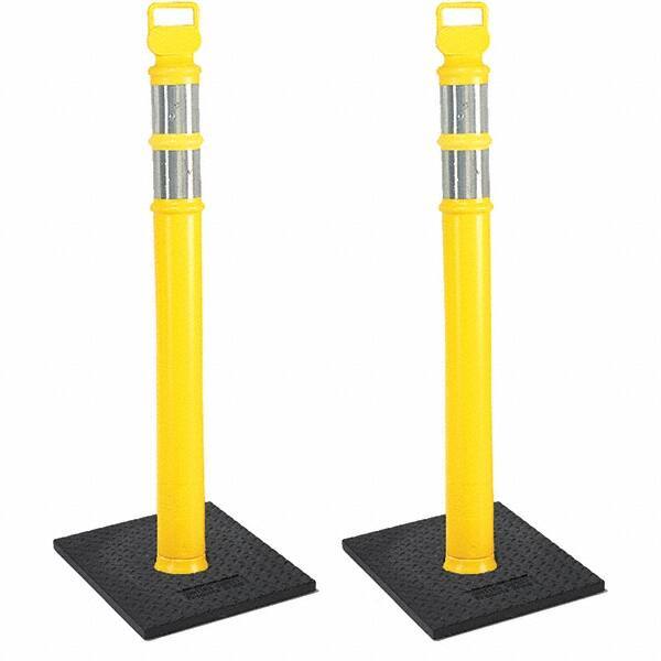 PRO-SAFE - Traffic Barrels, Delineators & Posts Type: Delineator Post Material: Polyethylene - Benchmark Tooling