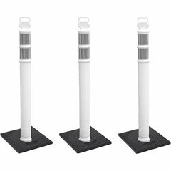 PRO-SAFE - Traffic Barrels, Delineators & Posts Type: Delineator Post Material: Polyethylene - Benchmark Tooling