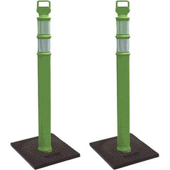 PRO-SAFE - Traffic Barrels, Delineators & Posts Type: Delineator Post Material: Polyethylene - Benchmark Tooling