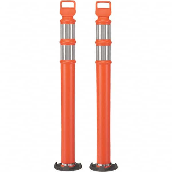 PRO-SAFE - Traffic Barrels, Delineators & Posts Type: Delineator Post Material: Polyethylene - Benchmark Tooling